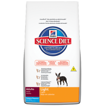 Hills Adultos Light Pedaços Pequenos - 15 kg 